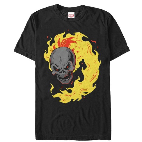Men's Marvel Ghost Rider Cartoon T-shirt : Target