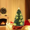 Resenkos 4-Ft Pre-Lit Artificial Christmas Tree with Decorative Star Topper - Green - 4 of 4