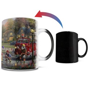 RazlDazl Thomas Kinkade Studios (Hometown Firehouse) Morphing Mugs