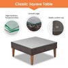 Sapphtopaz 4-Piece Wicker Outdoor Sofa Set, Modern Outdoor Patio Sofa Set with Coffee Table, L-shape Modular Sectional Sofa Set with Pillows - 3 of 4