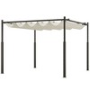 10' x 10' Retractable Pergola, UPF30+ Patio Pergola - 4 of 4