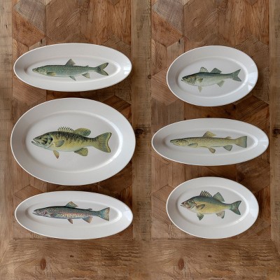 Park Hill Collection Collected Fish Platters