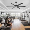 Airsurfer 72" Matte Black LED Ceiling Fan with Remote, 6-Speed Reversible Motor, 3-Color Light & Memory Function - 3 of 4