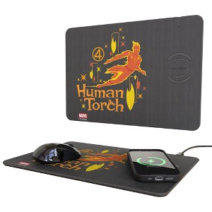 Marvel Fantastic 4 Badge 15-Watt Wireless Charger and Mouse Pad - 1 of 3