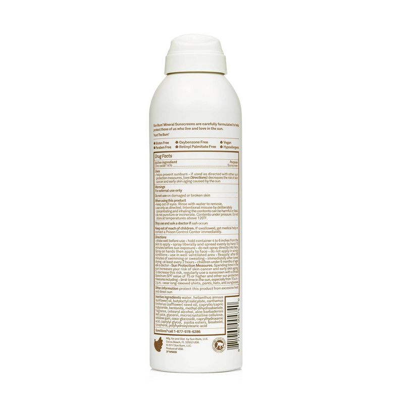Sun Bum Mineral Spray Sunscreen - SPF 30 - 6oz, 3 of 6
