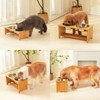 FURNIinspire Dog Bowl Stand,Bamboo Raised Dog Bowl Dog Food Bowl Stand for Medium Sized Dogs,22"*11"*15" - 2 of 4