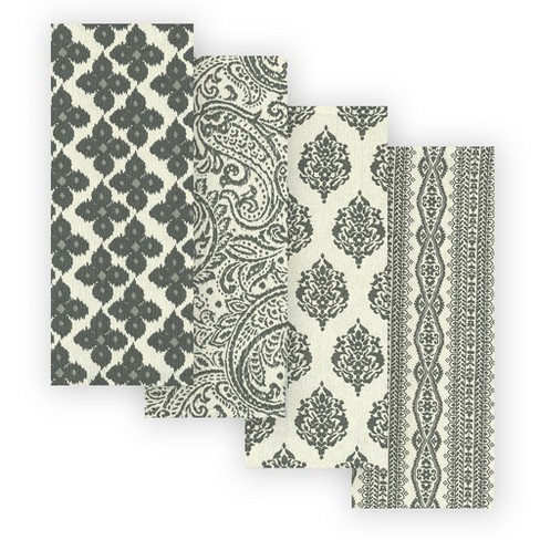 5pk Cotton Assorted Kitchen Towels Gray - Threshold™