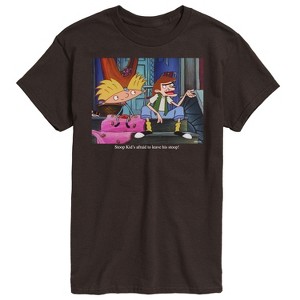 Men's - Hey Arnold! - Stoop Kid Short Sleeve Graphic T-Shirt - 1 of 3