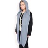 Anna-Kaci Women's Knitted Hooded Scarf with Versatile Design and Warm Ribbed Texture for Stylish Comfort and Winter Protection - 4 of 4