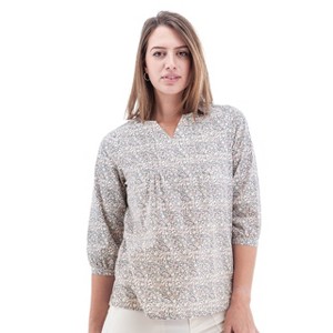 Old Ranch Brands Women's Floral Nadine Top - 1 of 4