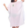HAPPY BAY Women's House Daily Routine Evening Wear Loungewear Solid Casual Relaxed Caftan Knee Length Cover Up Dresses for Women 2X-3X White, Solid - 3 of 4