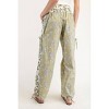 Women's Floral Colorblock Pants - ee:some - 2 of 4