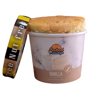 Baked Cravings Vanilla Cake in a Cup - Case of 3/4 pack, 8 oz - 1 of 4
