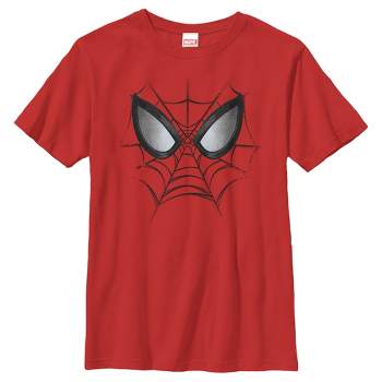 Boy's Marvel Spider-Man Web Face T-Shirt
