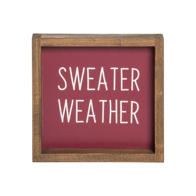 C&F Home Sweater Weather Wooden Thanksgiving Sitter Table Decoration