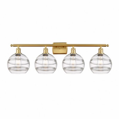 Rochester - 4 Light Bath Vanity In Industrial Style-10.88 Inches Tall and 38 Inches Wide