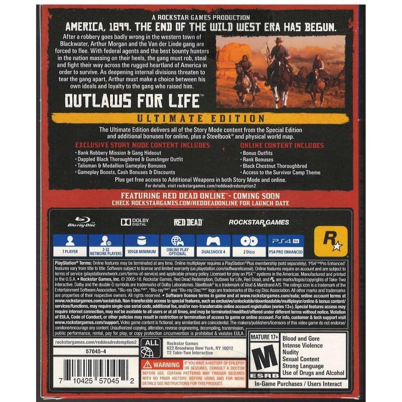 Red Dead Redemption 2: Ultimate Edition - PlayStation 4, 2 of 5