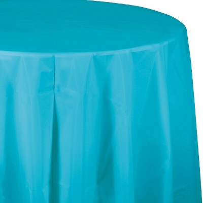 Bermuda Blue Disposable Tablecloth