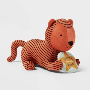 Mini Kids' Plush Milestone Tiger - Pillowfort™ - 1 of 3