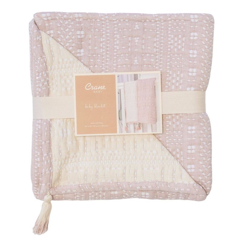 Crane Baby 100% Cotton Luxe Baby Blanket, 3 of 7