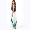 Riviera Sun Rasta Maxi Dresses for Women (Navy / White / Emerald, Medium) - 2 of 3