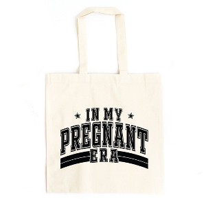 City Creek Prints In My Pregnant Era Canvas Tote Bag - 15x16 - Natural - 1 of 2