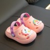 MyKids-USA Baby Cartoon Animal & Rainbow Patched Pattern Colorful Soft Bottom Slippers - 4 of 4