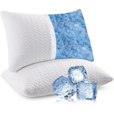 Aghana Digitals Cooling Bed Pillows Set of 2, Queen Size, Washable Cover