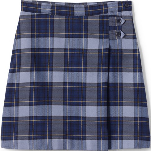 Lands' End School Uniform Kids Plus Plaid A-line Skirt Below The Knee ...