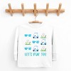 The Juniper Shop Let's Par Tee Sunglasses Toddler Long Sleeve Tee - 3 of 4