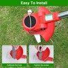LakeForest"6Pcs High Carbon Steel Weed Cutter Set with Metal Blades & 6in Circular Saw for Trimming & Pruning"Silver - 3 of 4