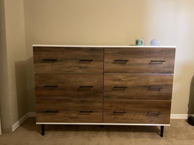 Higgins Modern Horizontal 6 Drawer Dresser - Saracina Home : Target