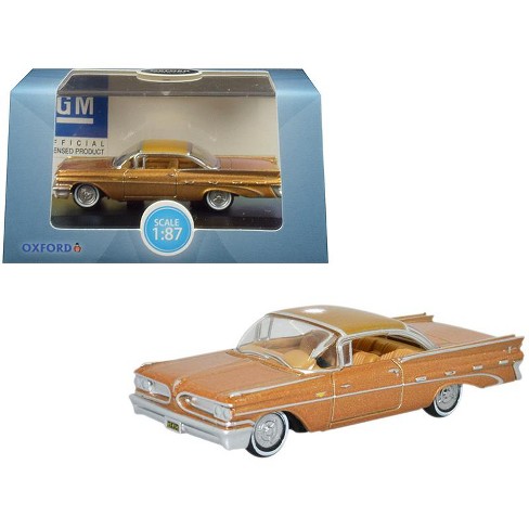 1959 Pontiac Bonneville Coupe Canyon Copper Metallic 1/87 (HO) Scale Diecast Model Car by Oxford Diecast - image 1 of 3