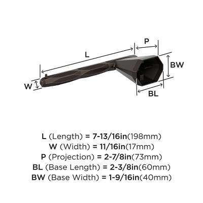 St. Vincent Oil-Rubbed Bronze Single Post Toilet Paper Holder
