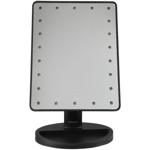 Vivitar MR-1105B 22-LED Lighted Vanity Mirror (Black) - 1 of 4