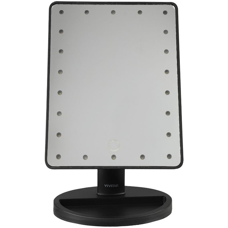 Vivitar MR-1105B 22-LED Lighted Vanity Mirror (Black), 1 of 5