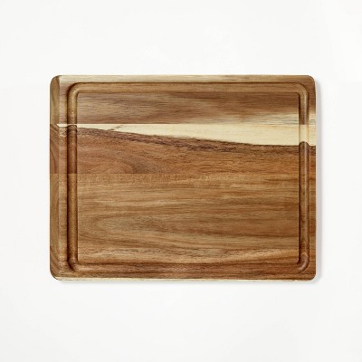 10x13 Reversible Bamboo Cutting Board Natural - Figmint™