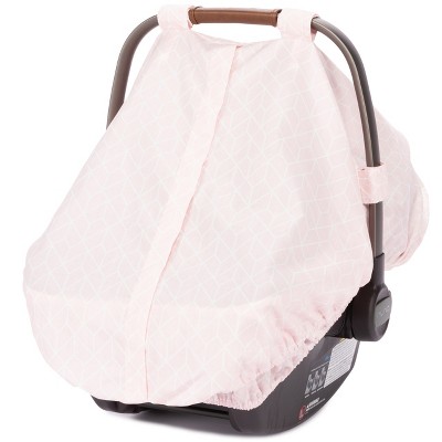 Image of Diono Infant Car Seat Cover, Universal Weather Protection Canopy and Insect Net, Pink