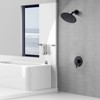 WOWOW Single Handle 1-Spray Shower Faucet 1.8 GPM with High Pressure Valve in - 2 of 4