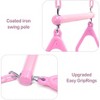 Hotraffy 18in  Trapeze Swing Bar Rings 48in  Heavy Duty Plastic Coated Chains Swing Set Accessories Playground Swing Seat - 4 of 4