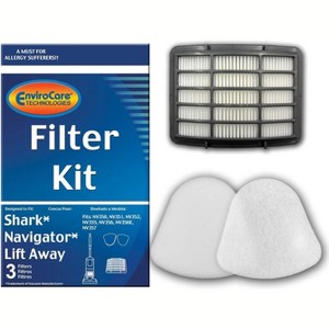 Shark Navigator Lift Away Models. 1 HEPA Filter and 2 Washable Foam and Felt Pre-Filters - 1 of 4