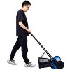 SUGIFT 14-Inch 5-Blade Manual Push Reel Lawn Mower with Grass Catcher – Adjustable Height, Eco-Friendly, Low Maintenance - 2 of 4