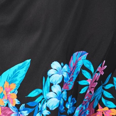 black paradise floral