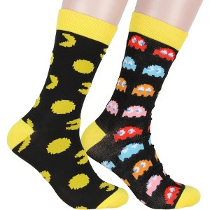 Nintendo Pac-Man Maze Arcade 2 Pack Crew Socks - 1 of 4