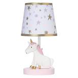 Bedtime Originals Lamp with Shade & Bulb (Includes CFL Light Bulb) - Rainbow Unicorn