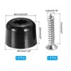 Unique Bargains Rubber Non Slip Shock Absorption Durable Furniture Pads Black - 2 of 4