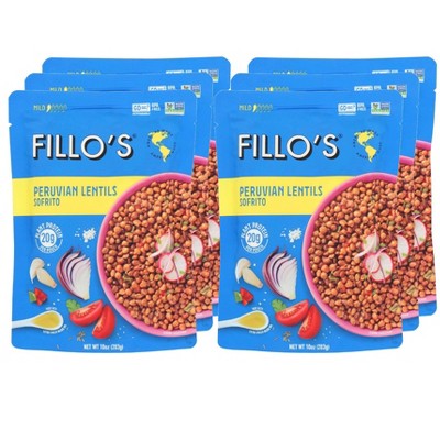Fillo's Peruvian Lentils - Case of 6/10 oz