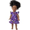 Doll Clothes Superstore Handmade Size 8 Girl’s Flower Dress with Matching 18-Inch Doll Dress - 3 of 4
