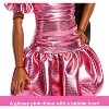 Barbie Deluxe Style Fashion Doll #6 in Metallic Coral Dress with Bubble Hem and Silvery Accessories - 2 of 4