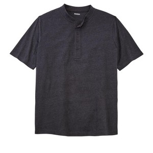 KingSize Men's Big & Tall Shrink-Less Lightweight Henley T-Shirt - 1 of 4